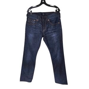 True Religion Rickey Relaxed Straight Leg Jeans Men's 32X34 Dark Wash NWOT